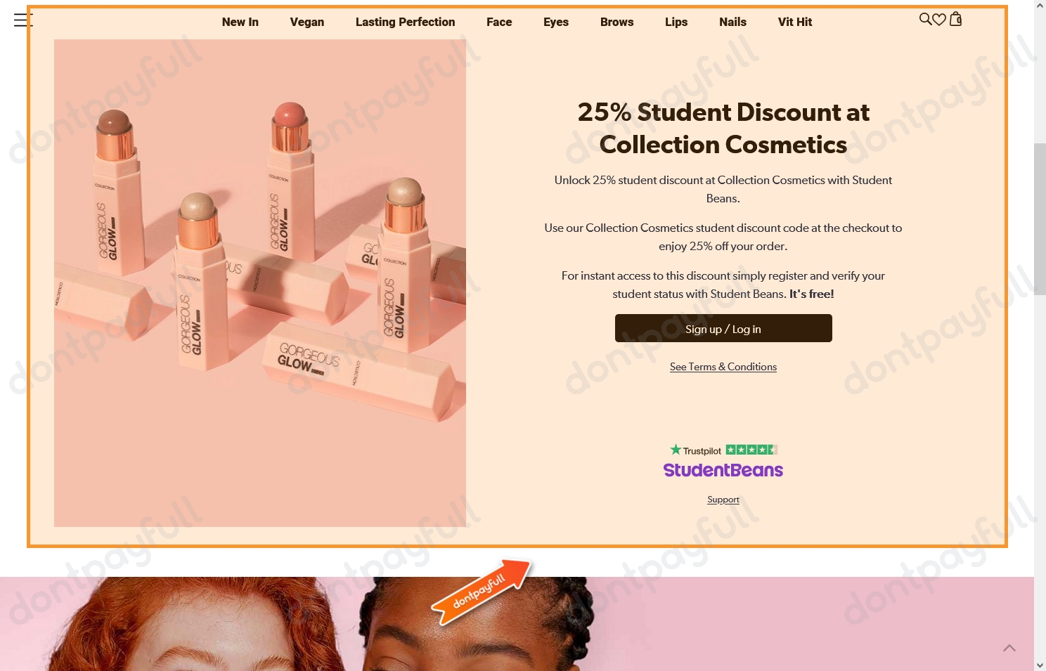 50 Off Collection Cosmetics Discount Codes, August 2024