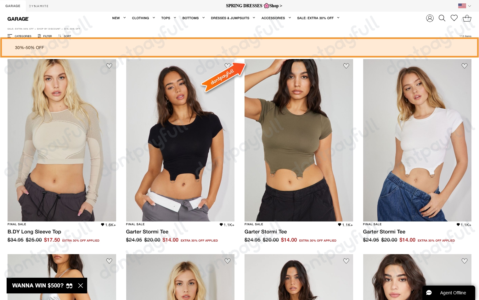 83 Off Garage Clothing Promo Code, Coupons May 2025