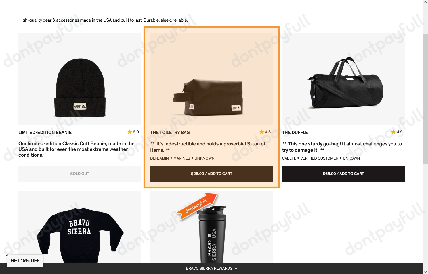 15 Off Bravo Sierra DISCOUNT CODES โจ September 2025