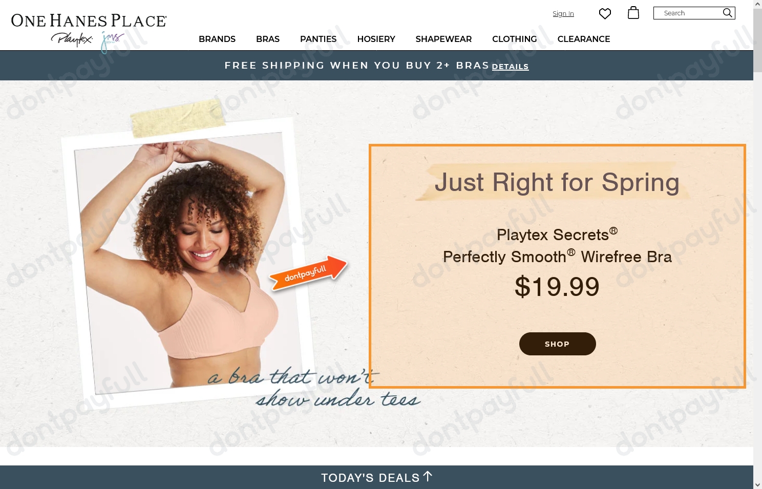 One Hanes Place promo codes - 25% OFF in March 2024