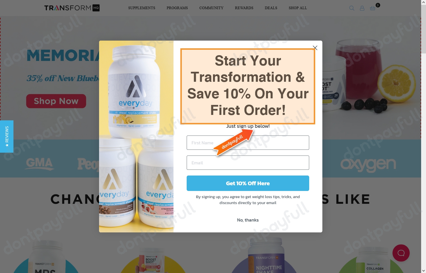 50 Off Transform HQ COUPON CODE September 2023