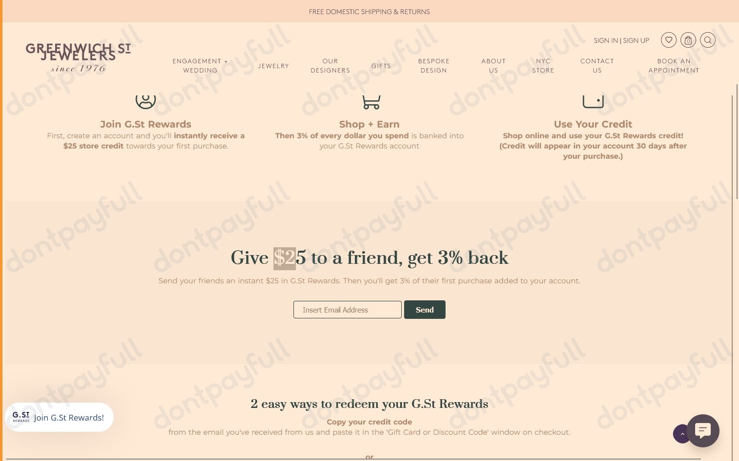 50 Off Greenwich St. Jewelers PROMO CODE August 2024