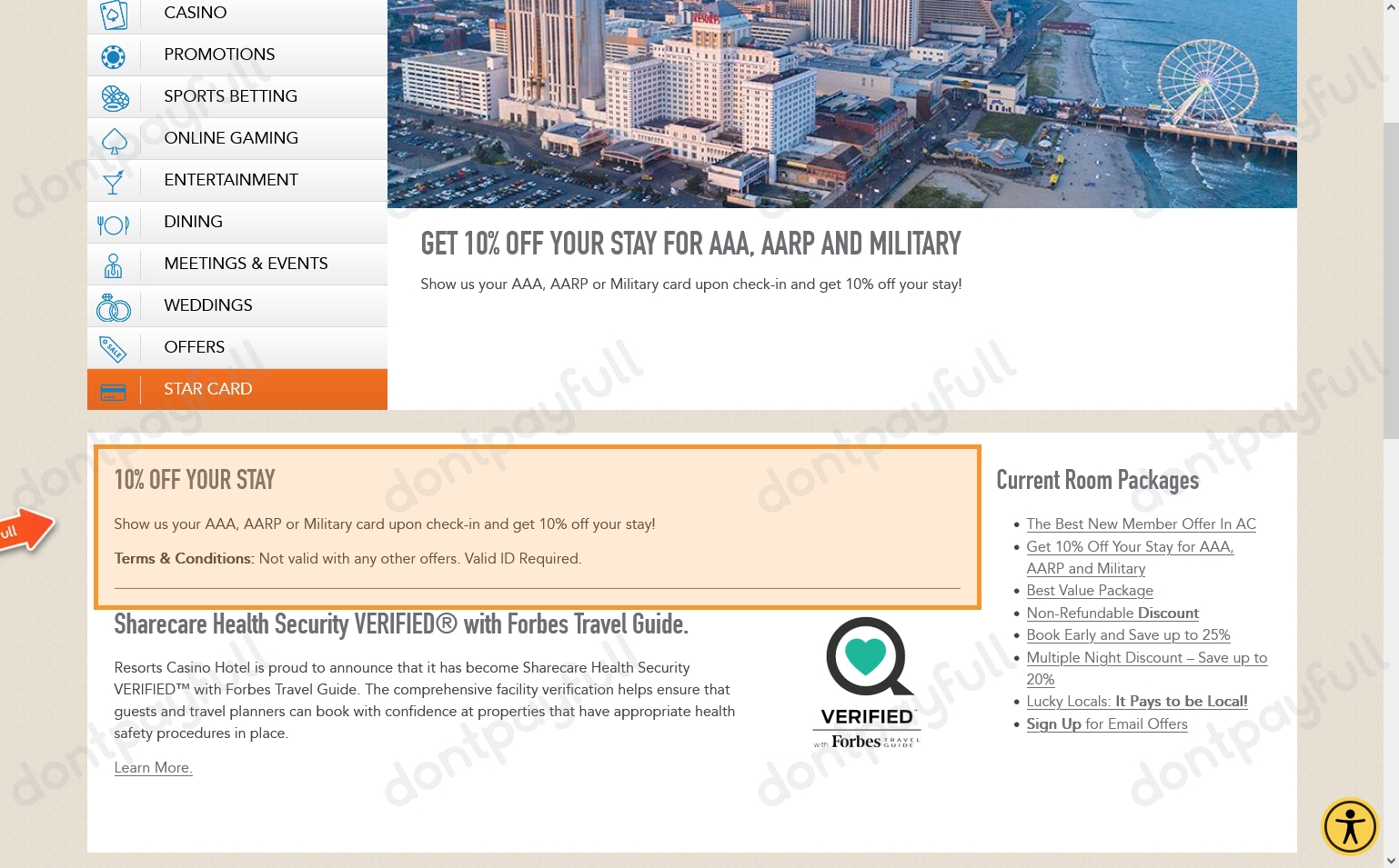 25 Off Resorts Atlantic City PROMO CODES, October 2024