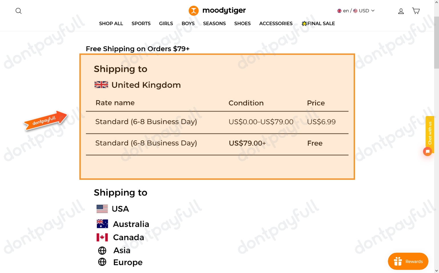 Moody Tiger cashback, discount codes and deals