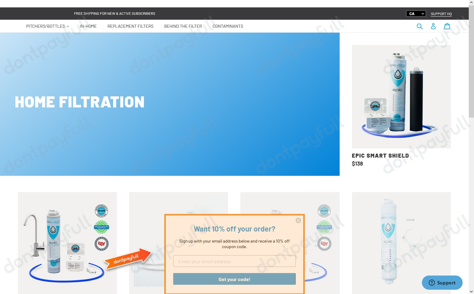 20 Off Epic Water Filters DISCOUNT CODE ⇨ May 2024