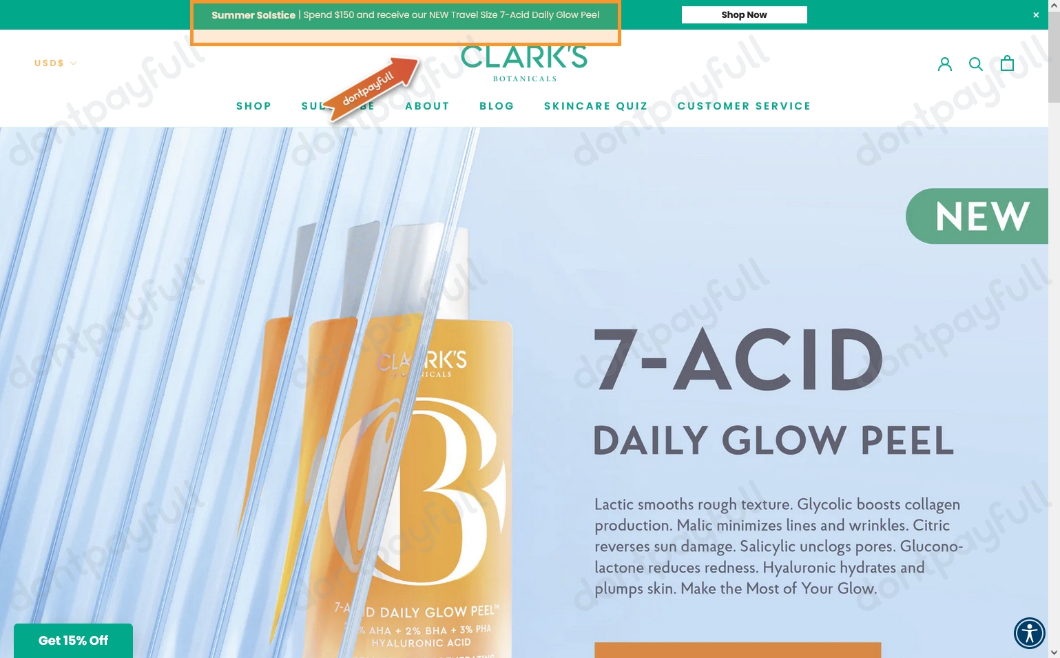 25 Off Clark's Botanicals COUPON CODE May 2024