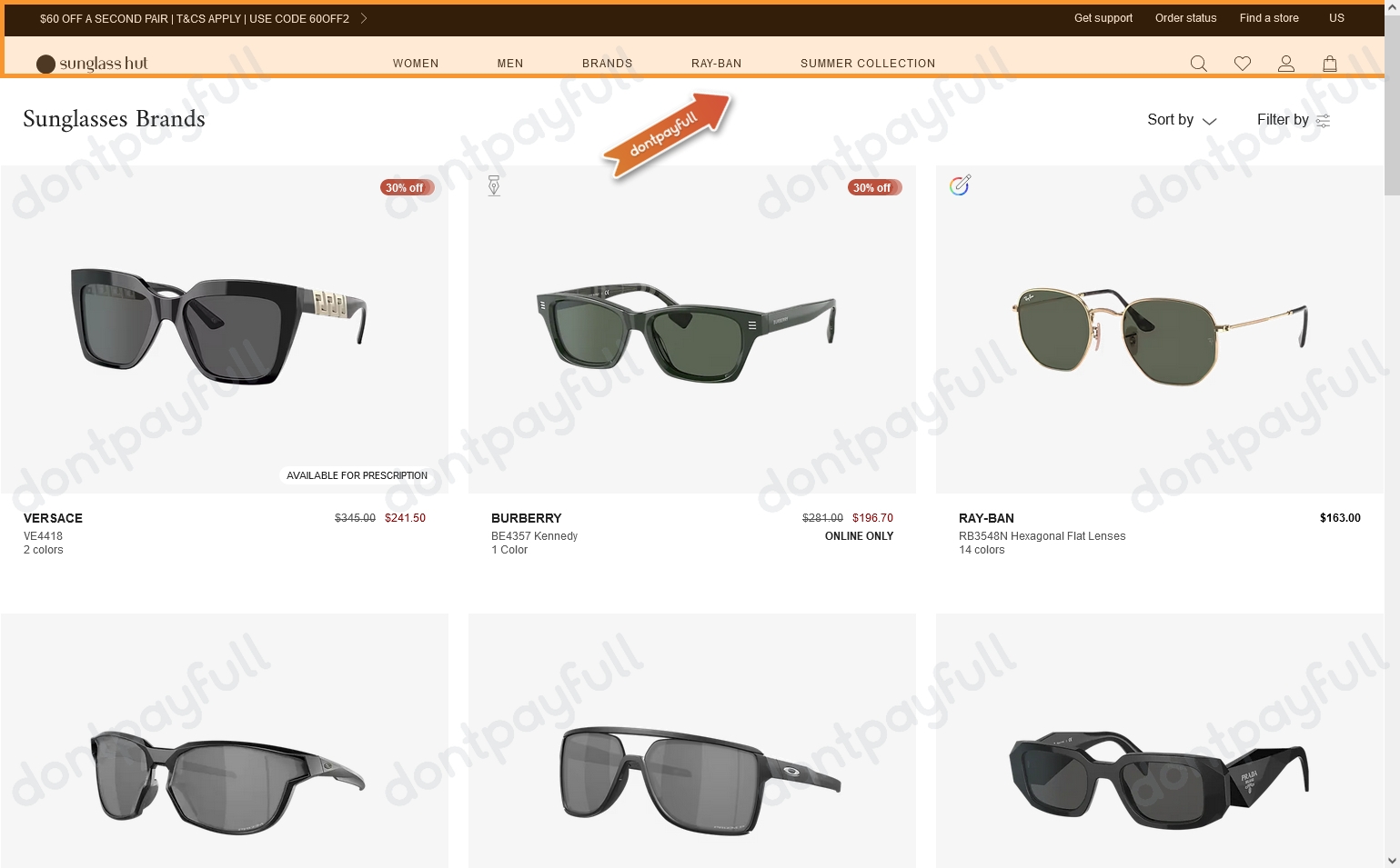 50 Off Sunglass Hut Coupon, Promo Codes, September 2023