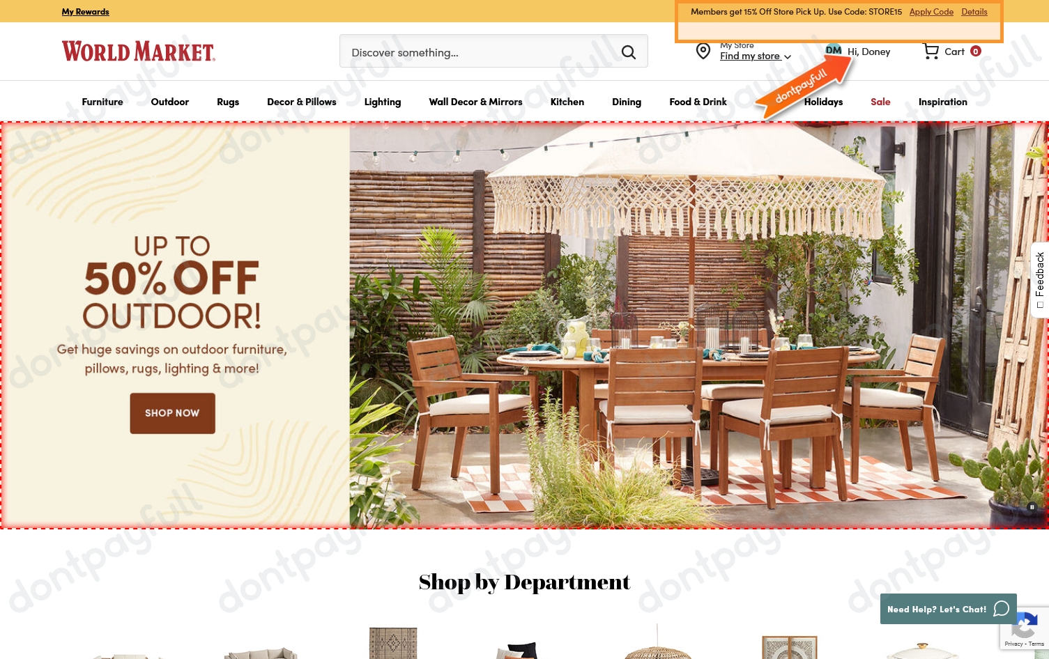 50 Off World Market Coupon, Promo Codes June 2024