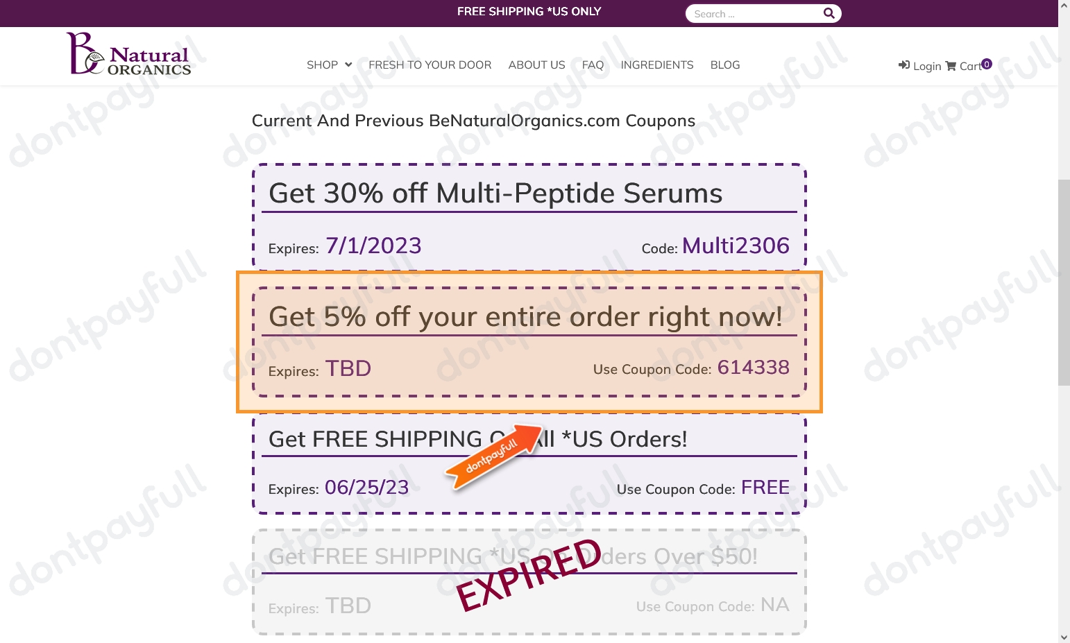 40 Off Be Natural Organics COUPON CODE ⇨ July 2024