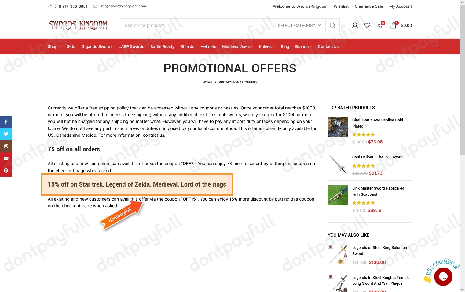 60 Off Swords Kingdom COUPONS ⇨ September 2024