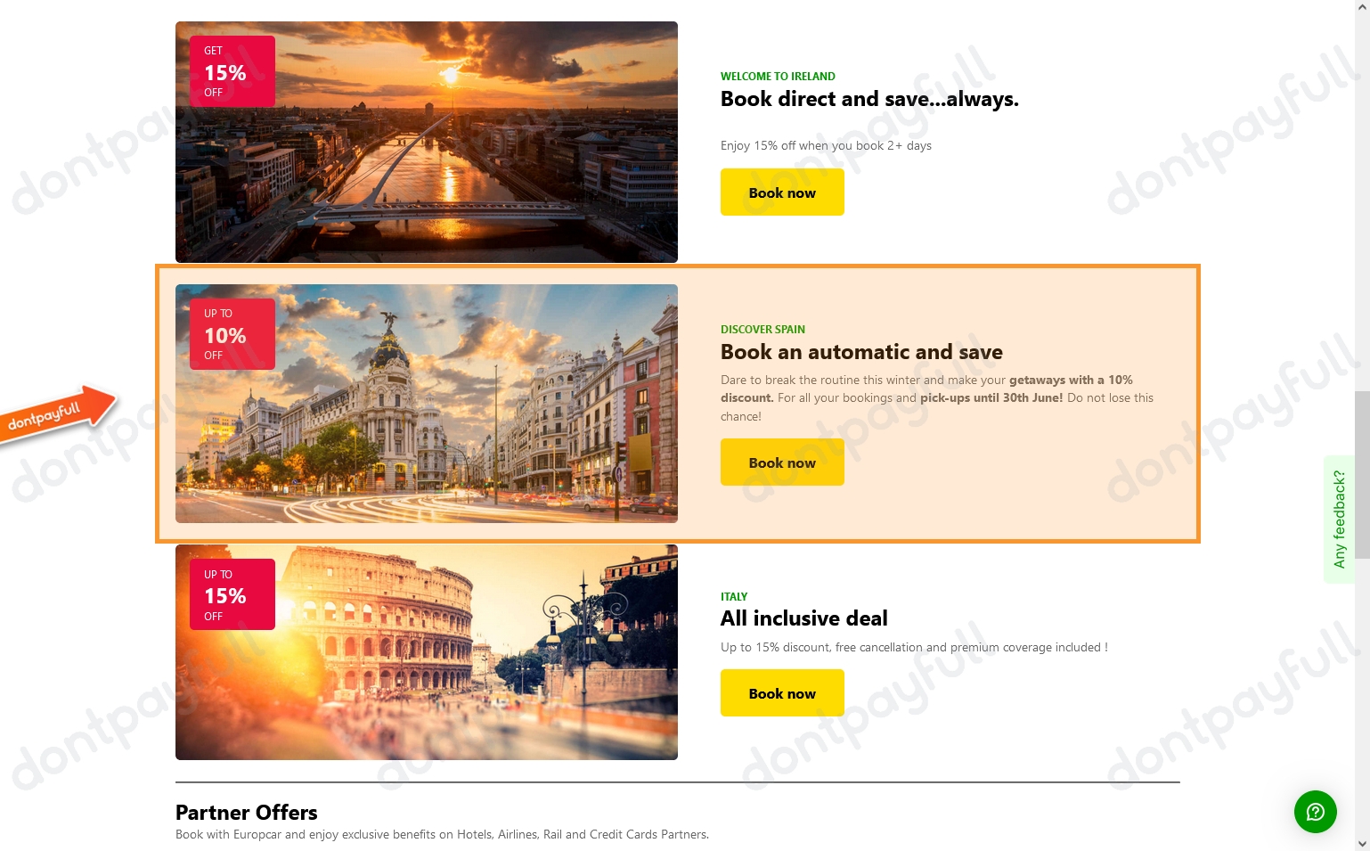 30 Off Europcar Coupon Code, Discount Codes Nov 2023