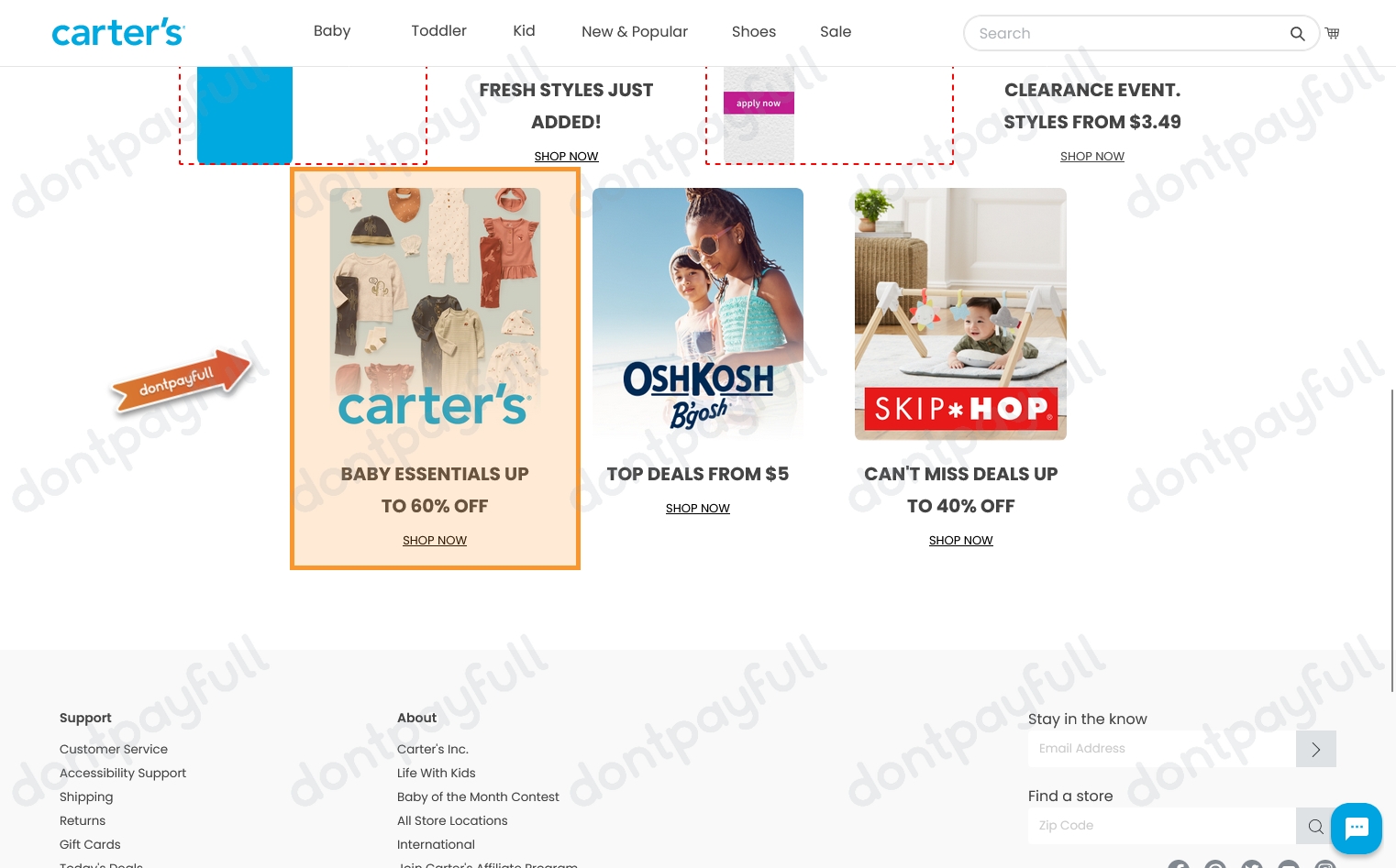 82% Off Carter's Coupon, Promo Codes - March 2024
