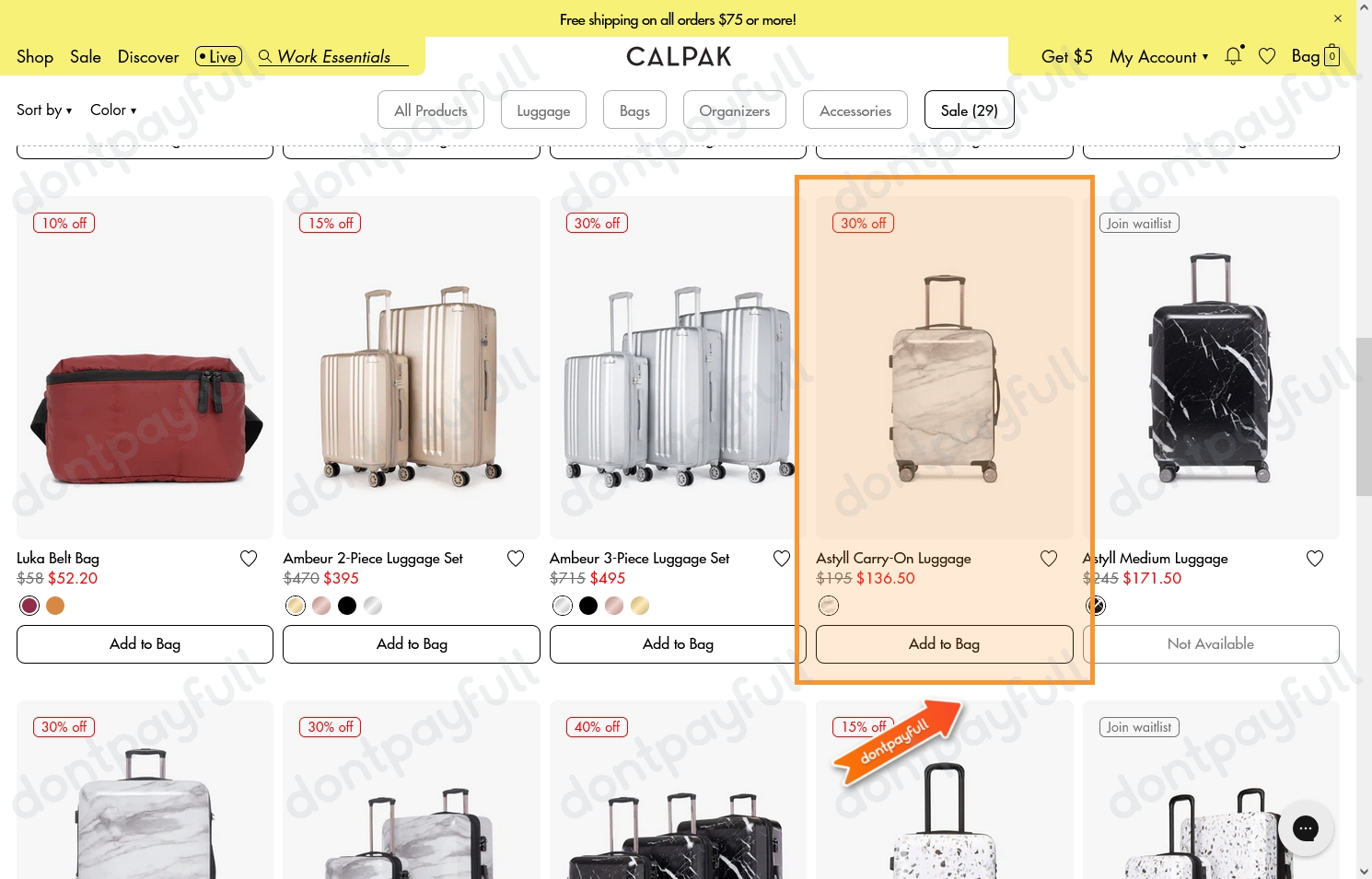 60 Off CALPAK Travel Discount Code, Coupon Codes 2024