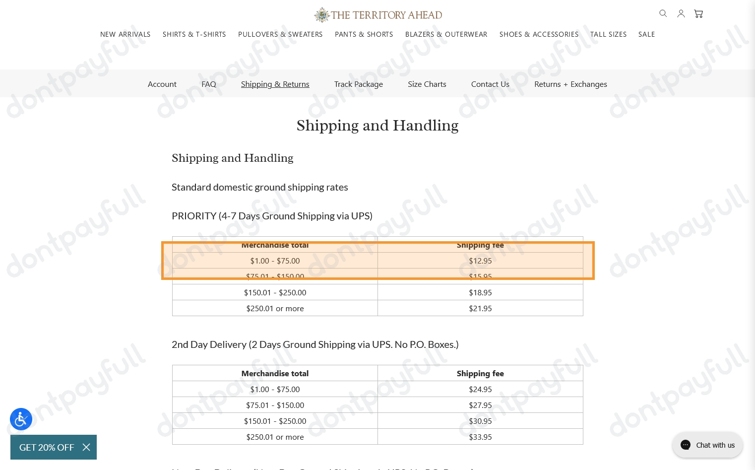 75 Off Territory Ahead COUPON 26 Active September 2023