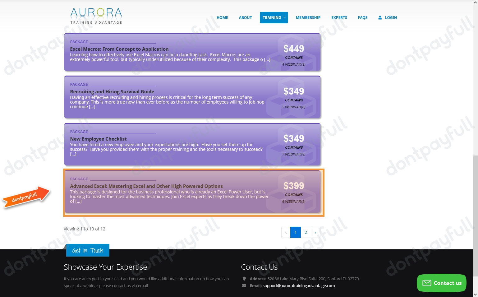 50 Off Aurora Training Advantage COUPON September 2023