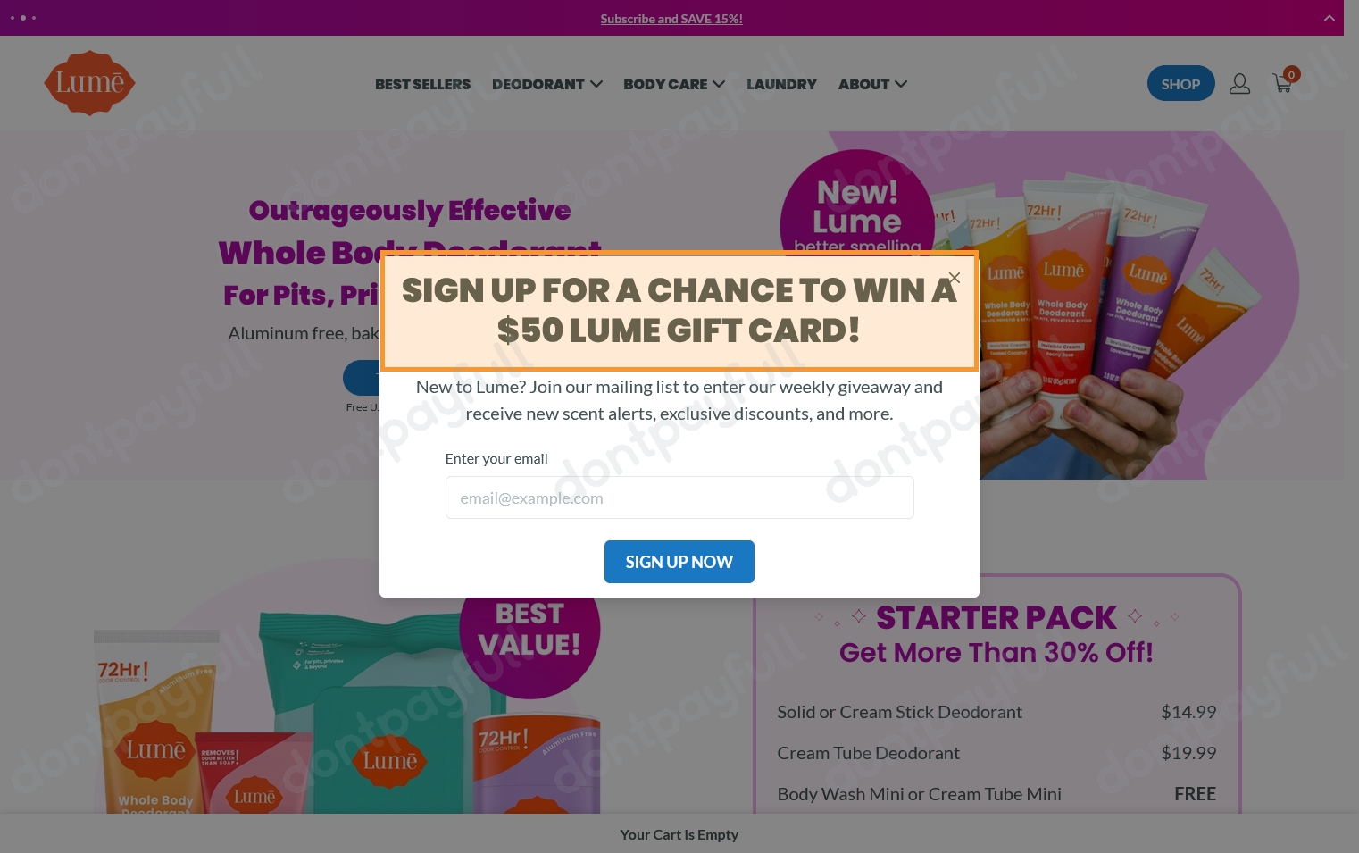 20 Off Lume Deodorant Discount Code, Coupons Aug 2025