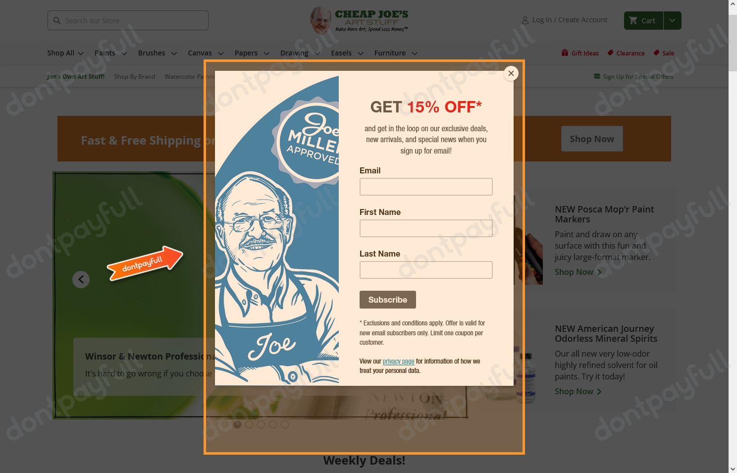 50 Off Cheap Joe's COUPON (30 ACTIVE) July 2024