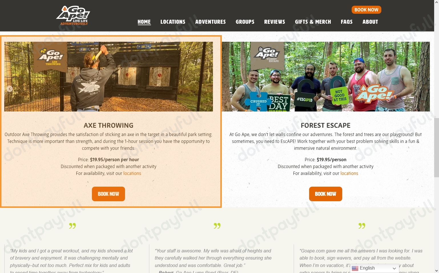 30 Off Go Ape Promo Code, Coupons August 2024
