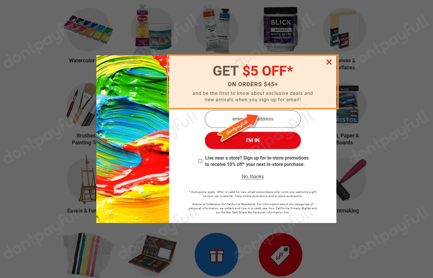 75 Off Blick Coupon, Promo Codes August 2024