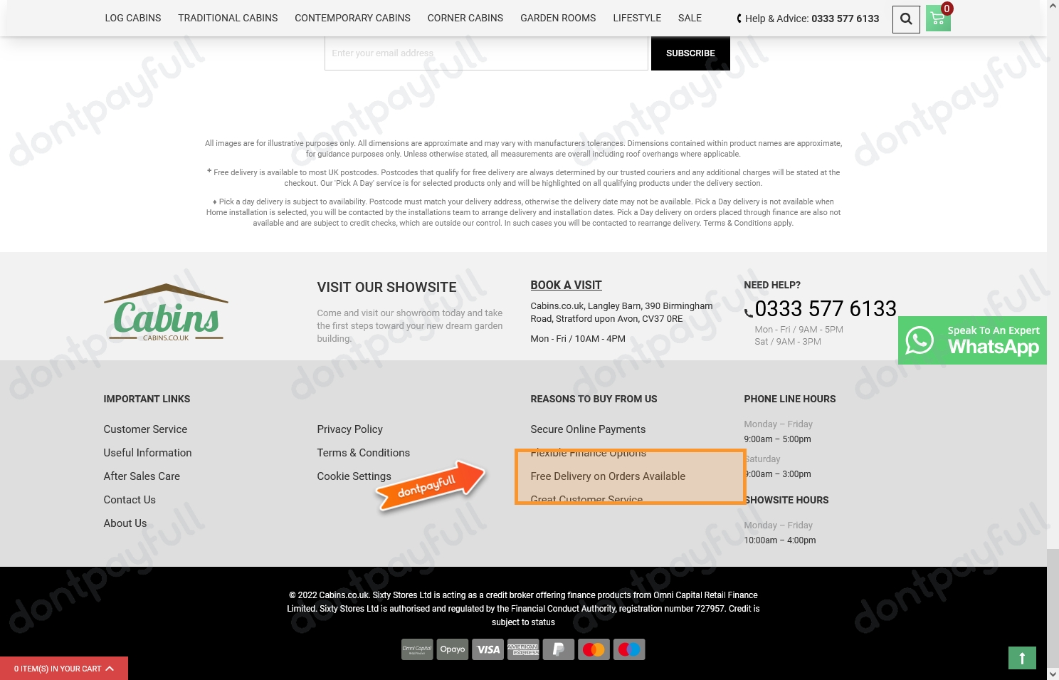25 Off Cabins.co.uk DISCOUNT CODES September 2024