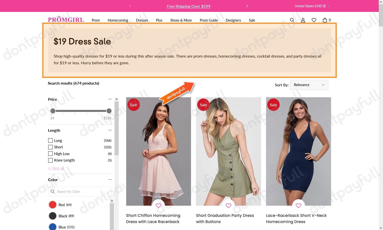 Promgirl sales valid coupons