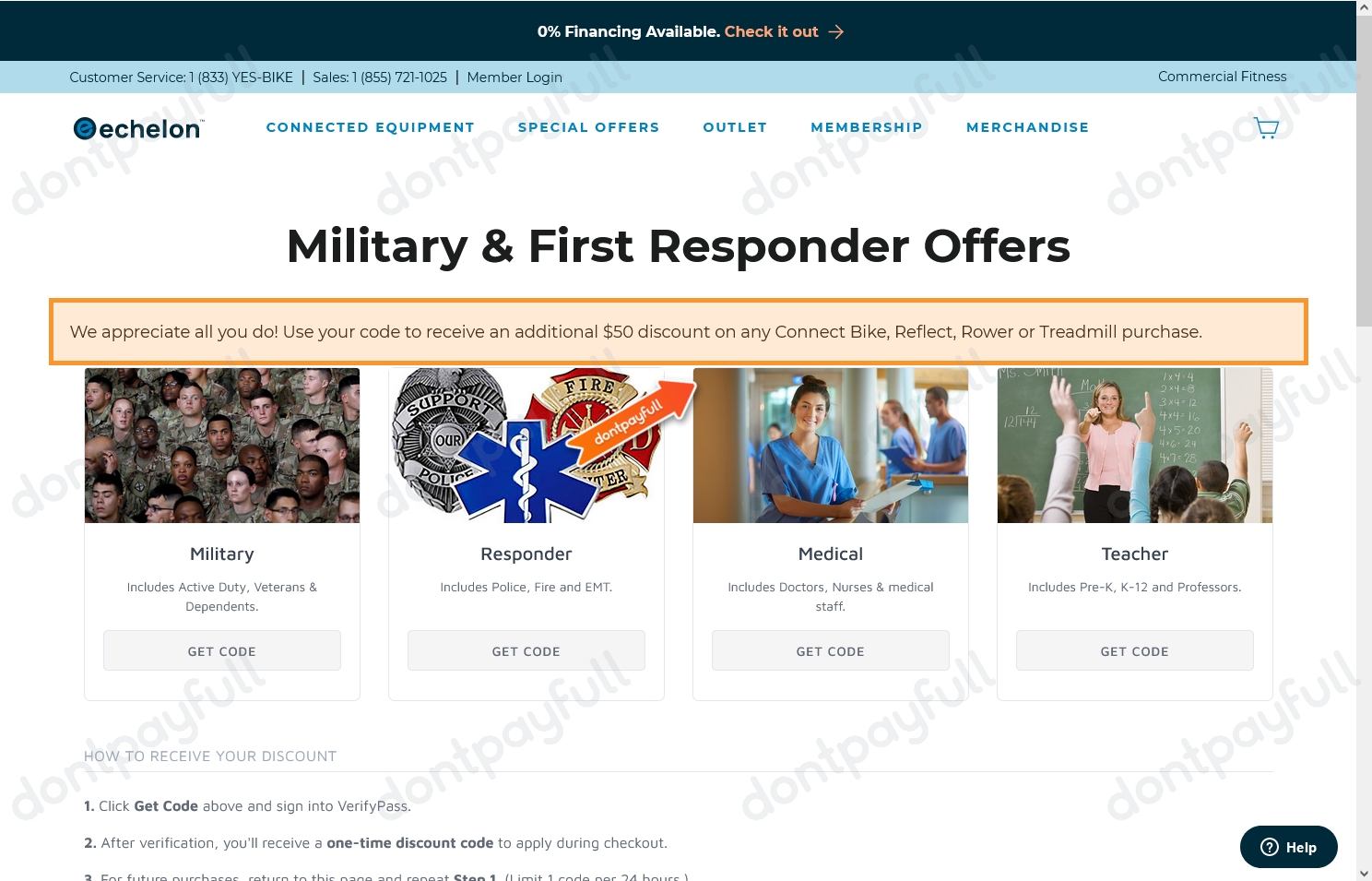 echelon fit military discount