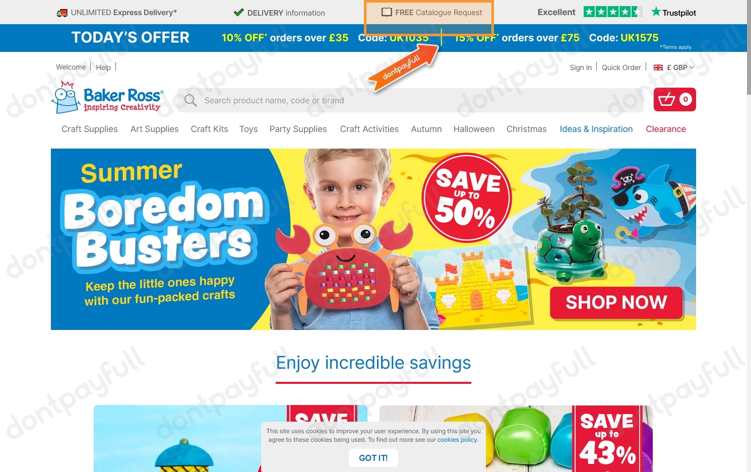 60 Off Baker Ross DISCOUNT CODE ⇨ November 2023