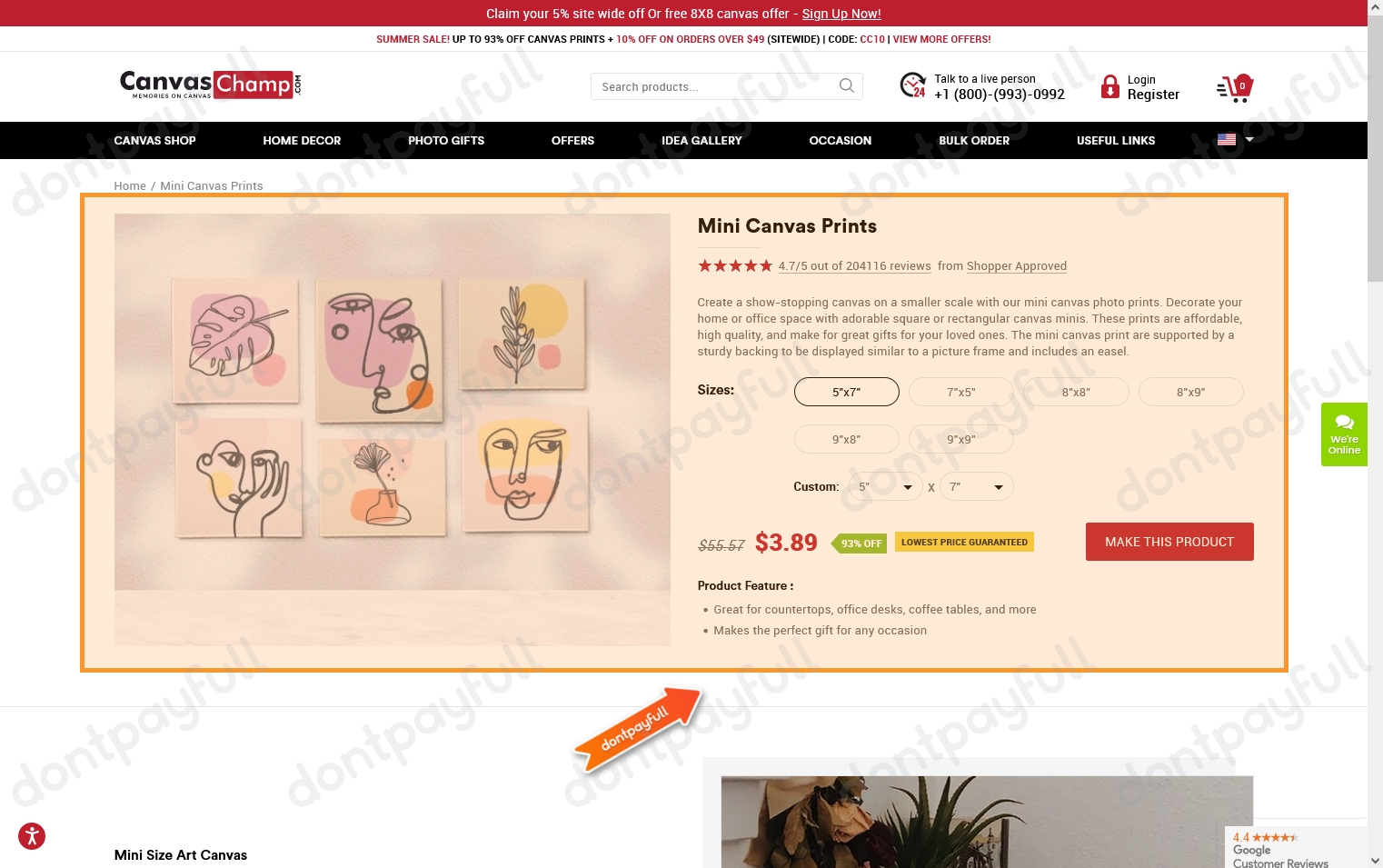 95 Off Canvas Champ COUPONS (29 Active) August 2024