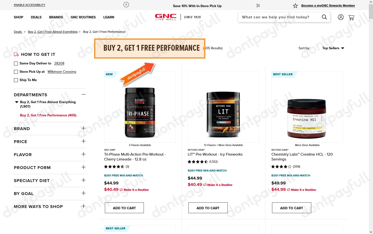 80 Off GNC Promo Codes, Coupon Codes August 2024