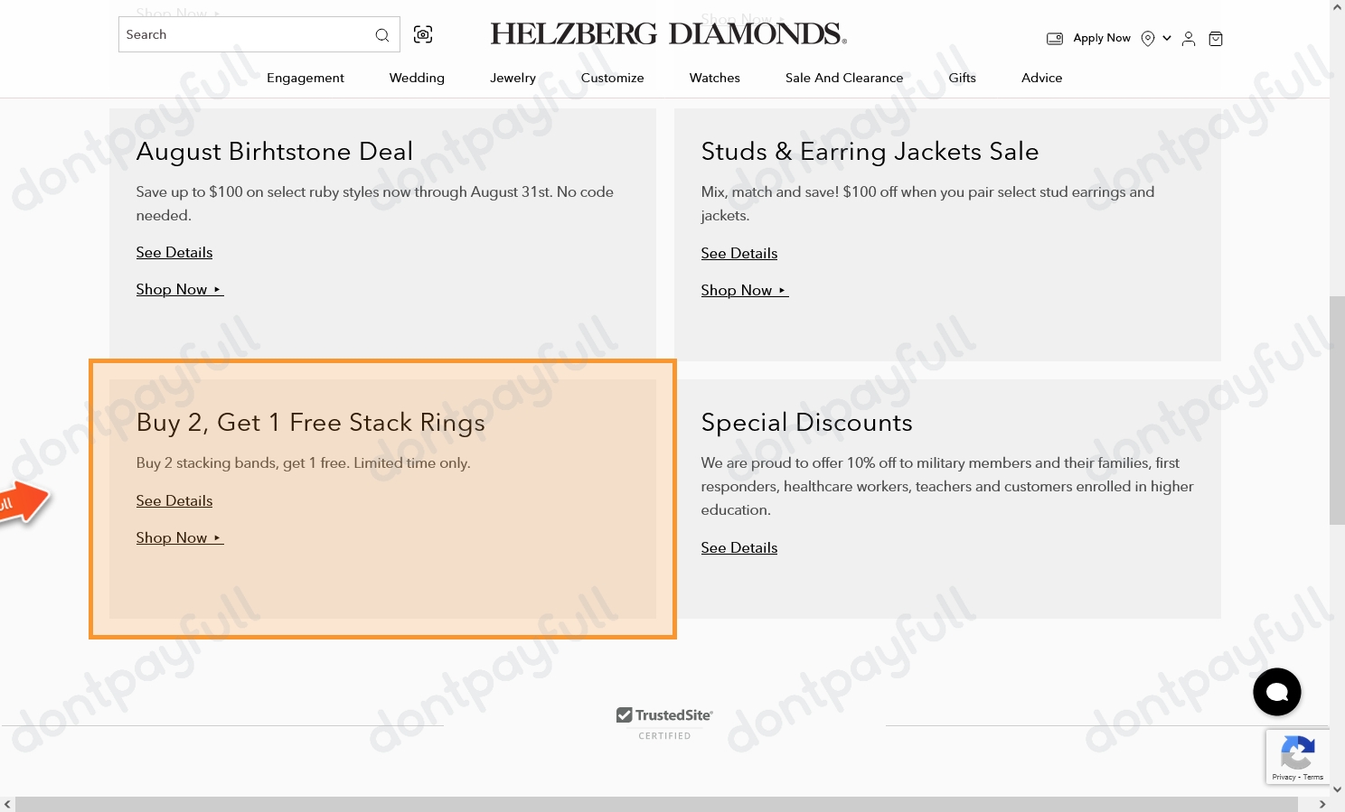 Helzberg Diamonds Promo Codes 30 OFF Sept. 2024