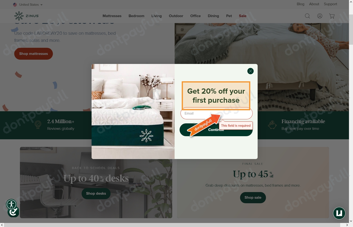 40 Off Zinus Discount Code, Coupon Codes July 2024