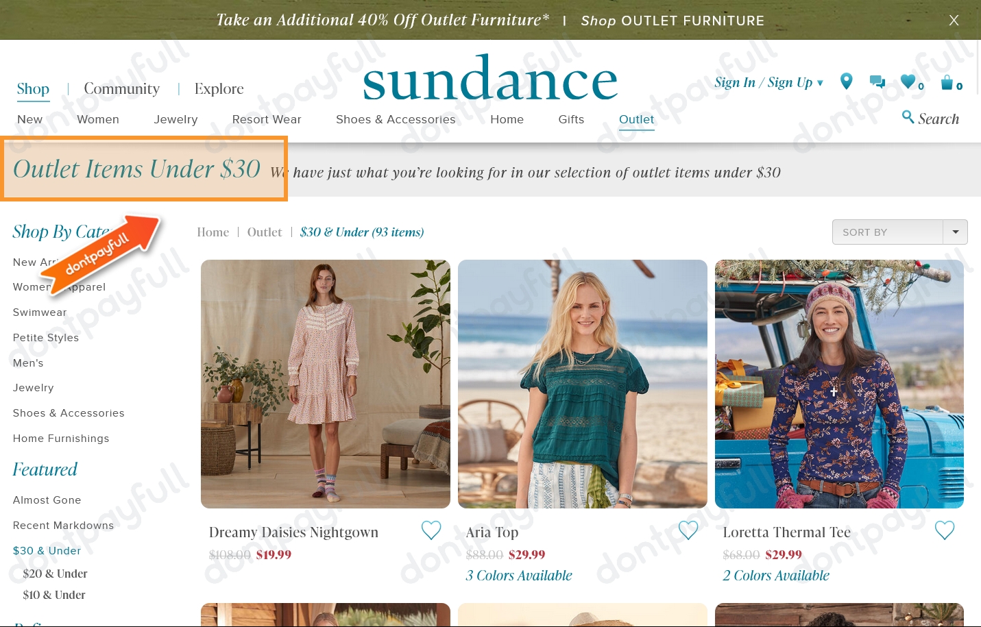 70 Off Sundance Coupon, Promo Codes June 2025
