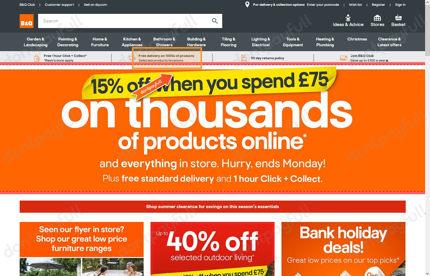 75% Off B&Q Discount Codes - (50 Active) August 2024