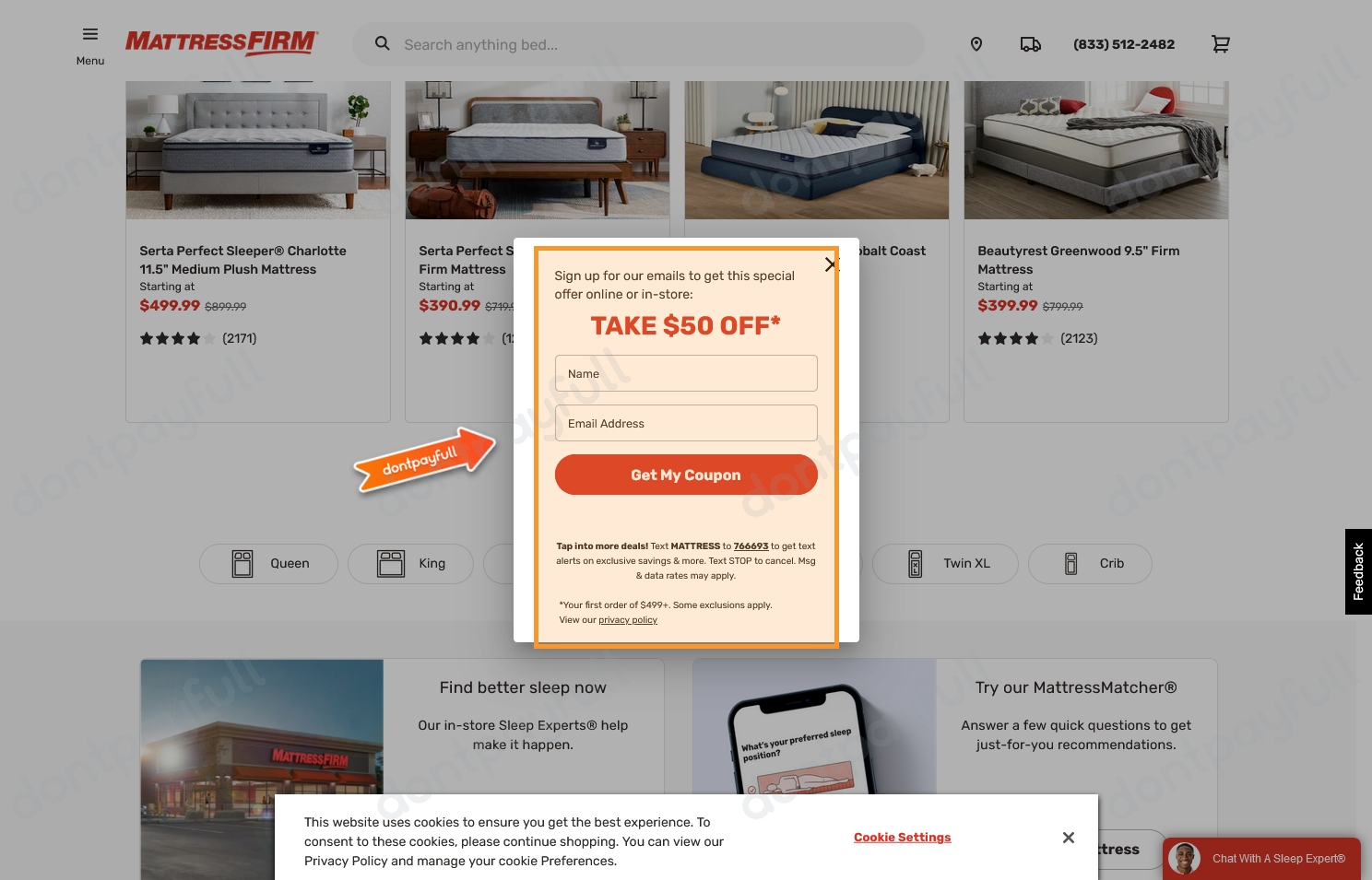 70 Off Mattress Firm Promo Codes, Coupons August 2024