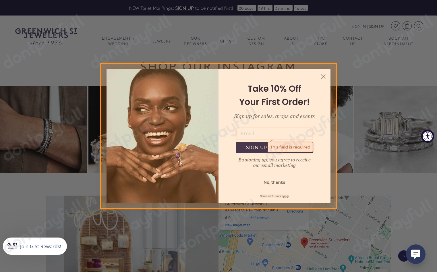 50 Off Greenwich St. Jewelers PROMO CODE August 2024