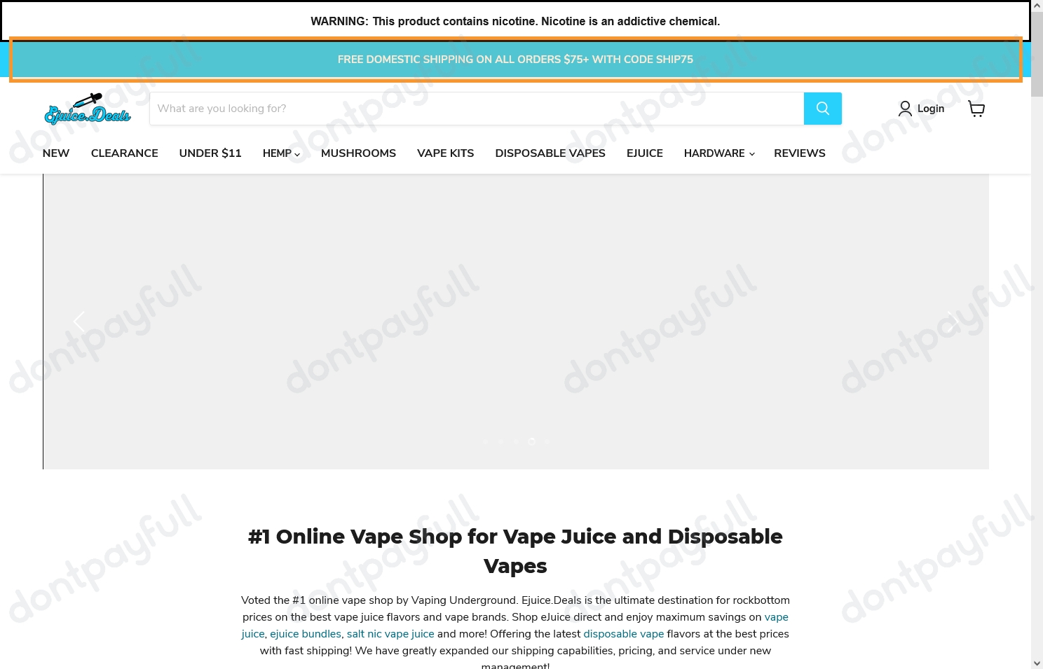 70 Off eJuice Deals COUPON CODES ⇨ October 2024