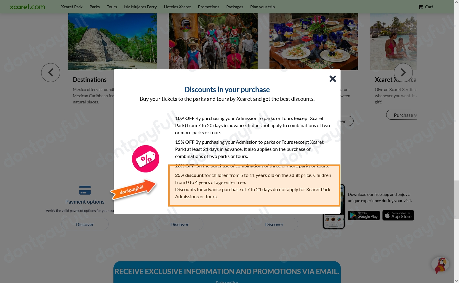 Xcaret Promo Codes 25 Off Discount Codes Sept. 2024