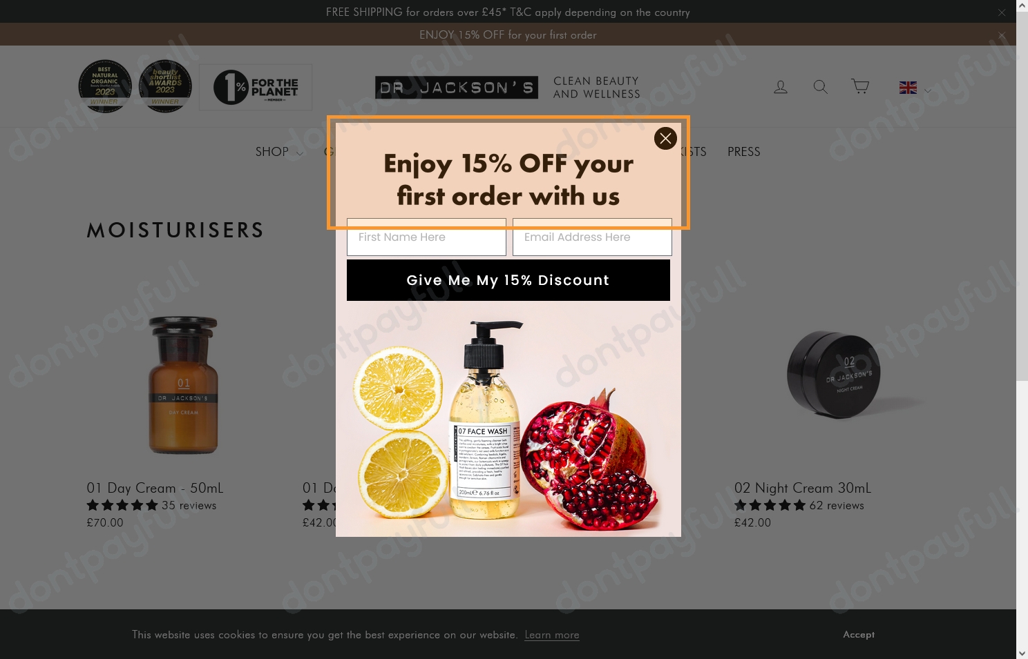 Dr Jackson's Skincare Coupons (50 Discount) 2024