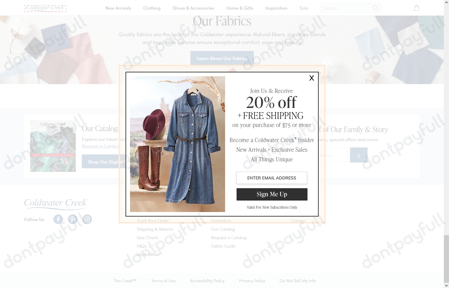 Coldwater Creek Promo Codes 2025
