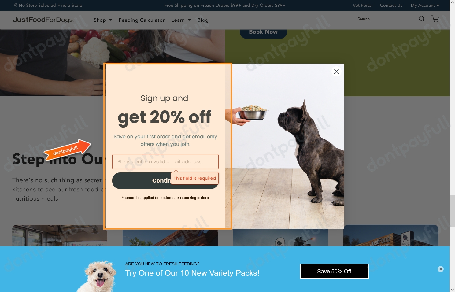 50 Off Just Food for Dogs PROMO CODE ⇨ May 2024