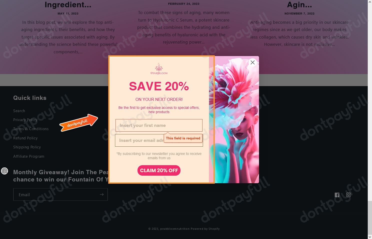 20 Off Peak Bloom COUPON CODES ⇨ September 2024