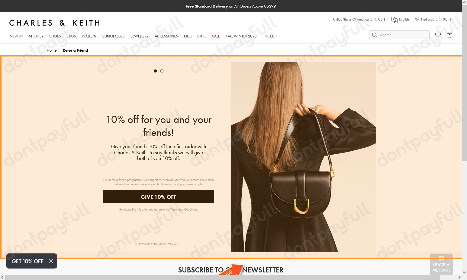 50% Off Charles Keith Discount Code, Voucher Codes, Promo Code