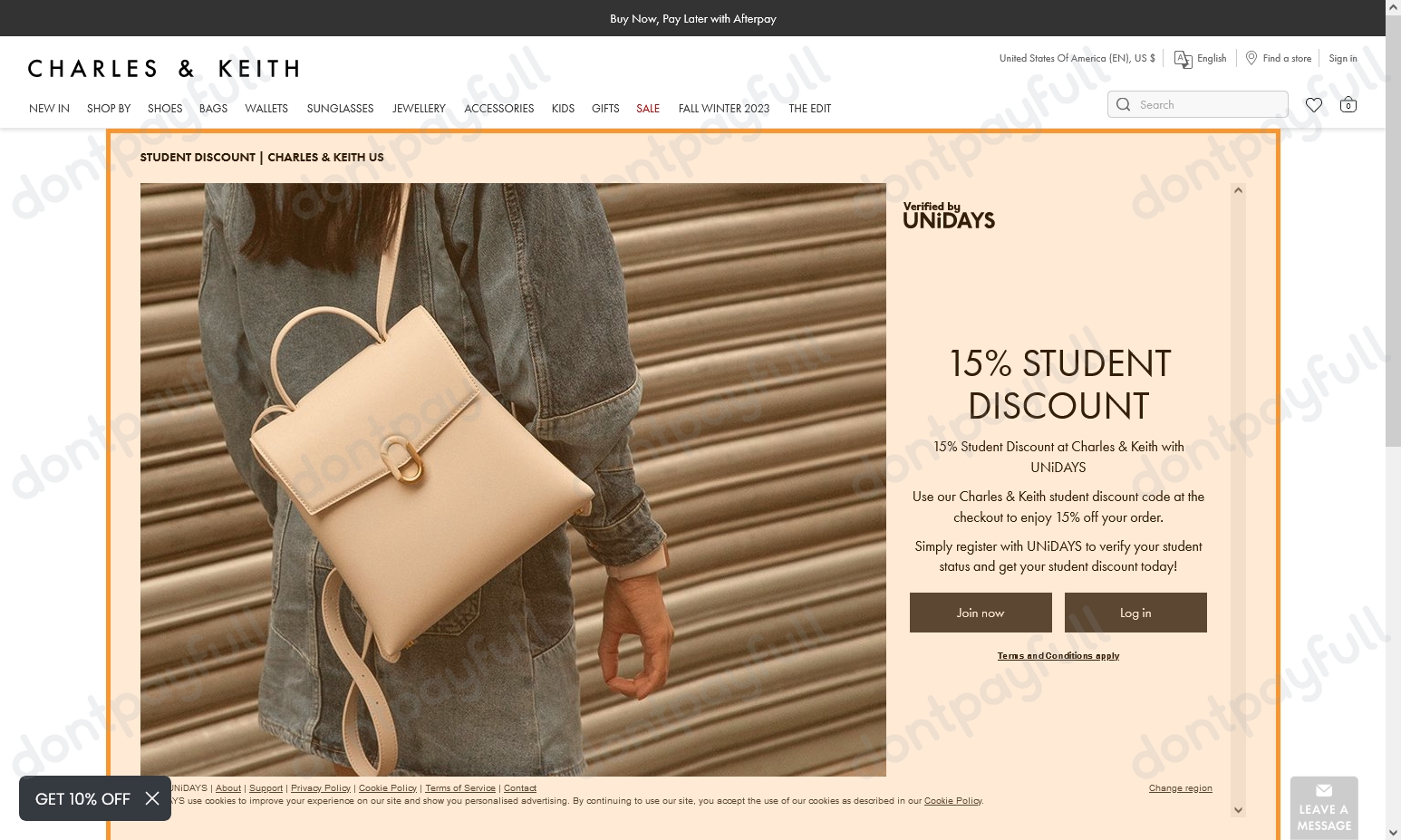 Charles & Keith Promo Codes 15 OFF Sept. 2024