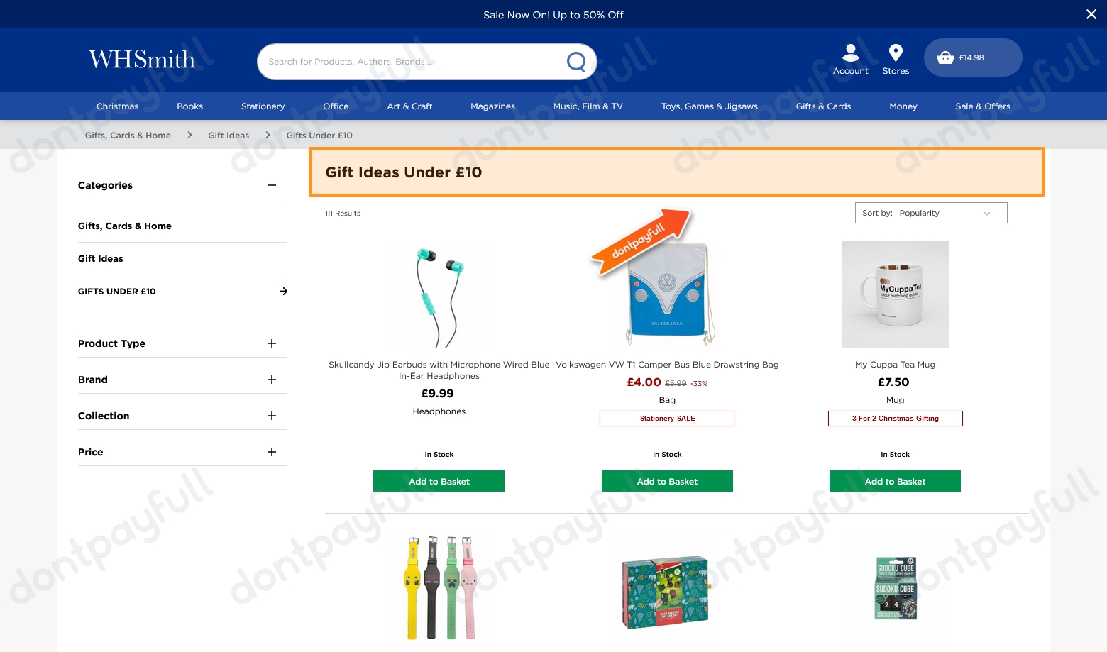 WHSmith Discount Codes Get 50 OFF in September 2024