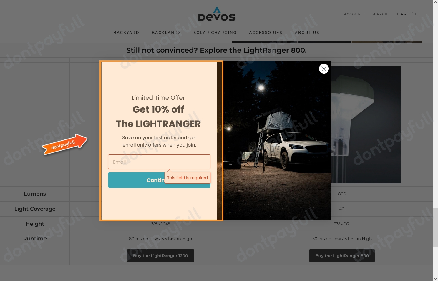 50 Off Devos Outdoor DISCOUNT CODES ⇨ October 2024