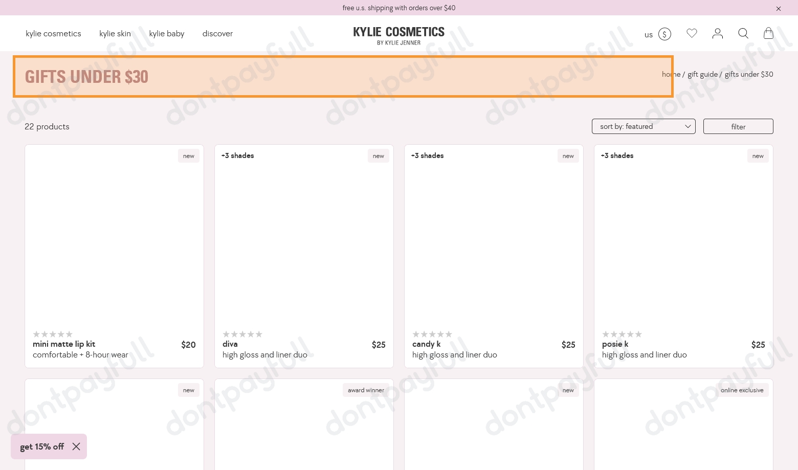 Kylie Cosmetics Discount Codes 40 OFF October 2024