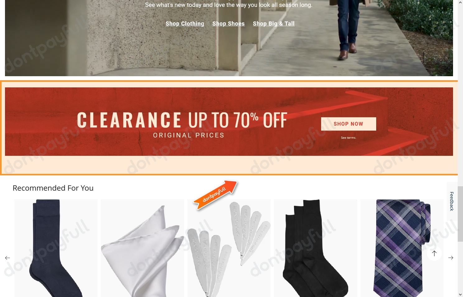 75 Off Men's Wearhouse Coupon, Promo Codes