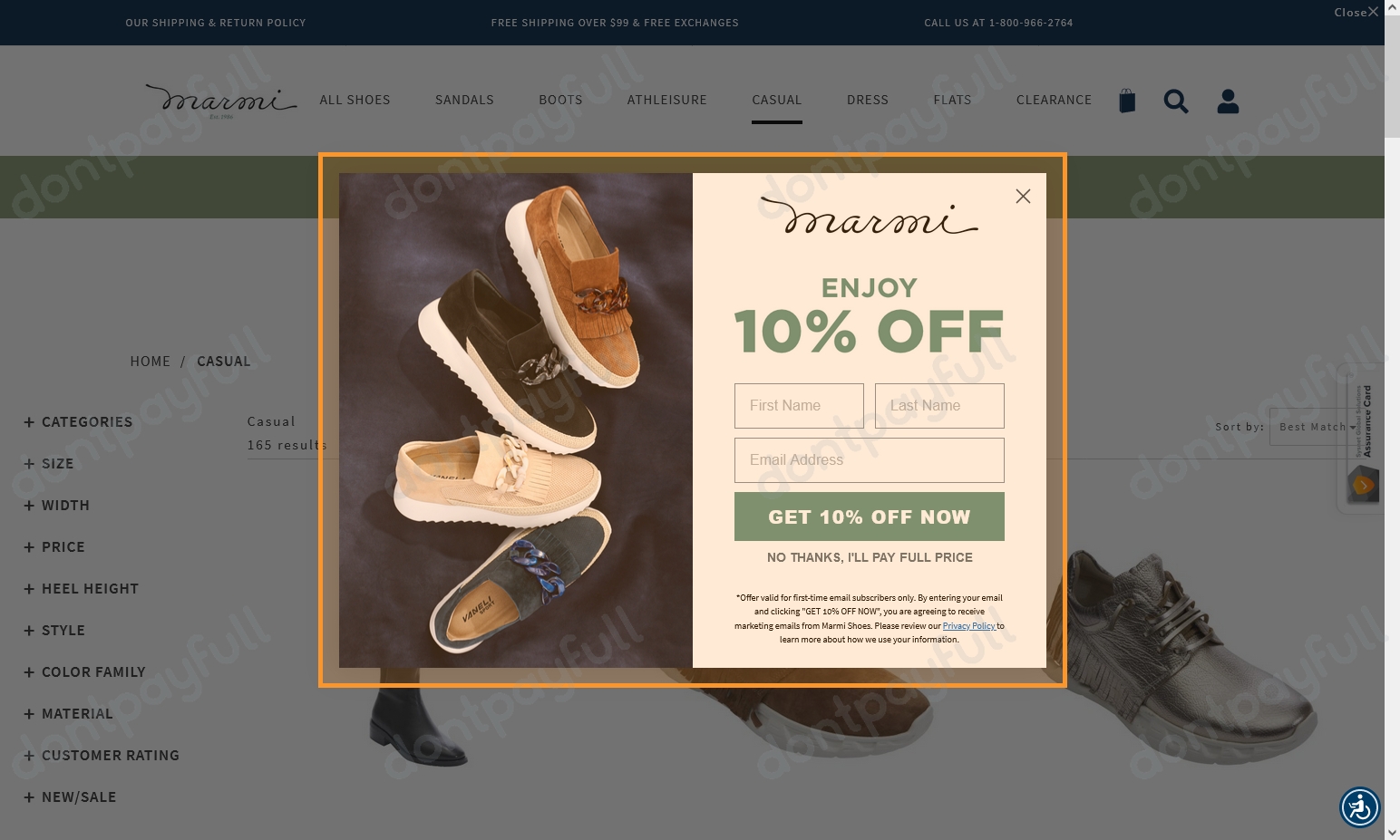 Marmi shoes clearance coupon