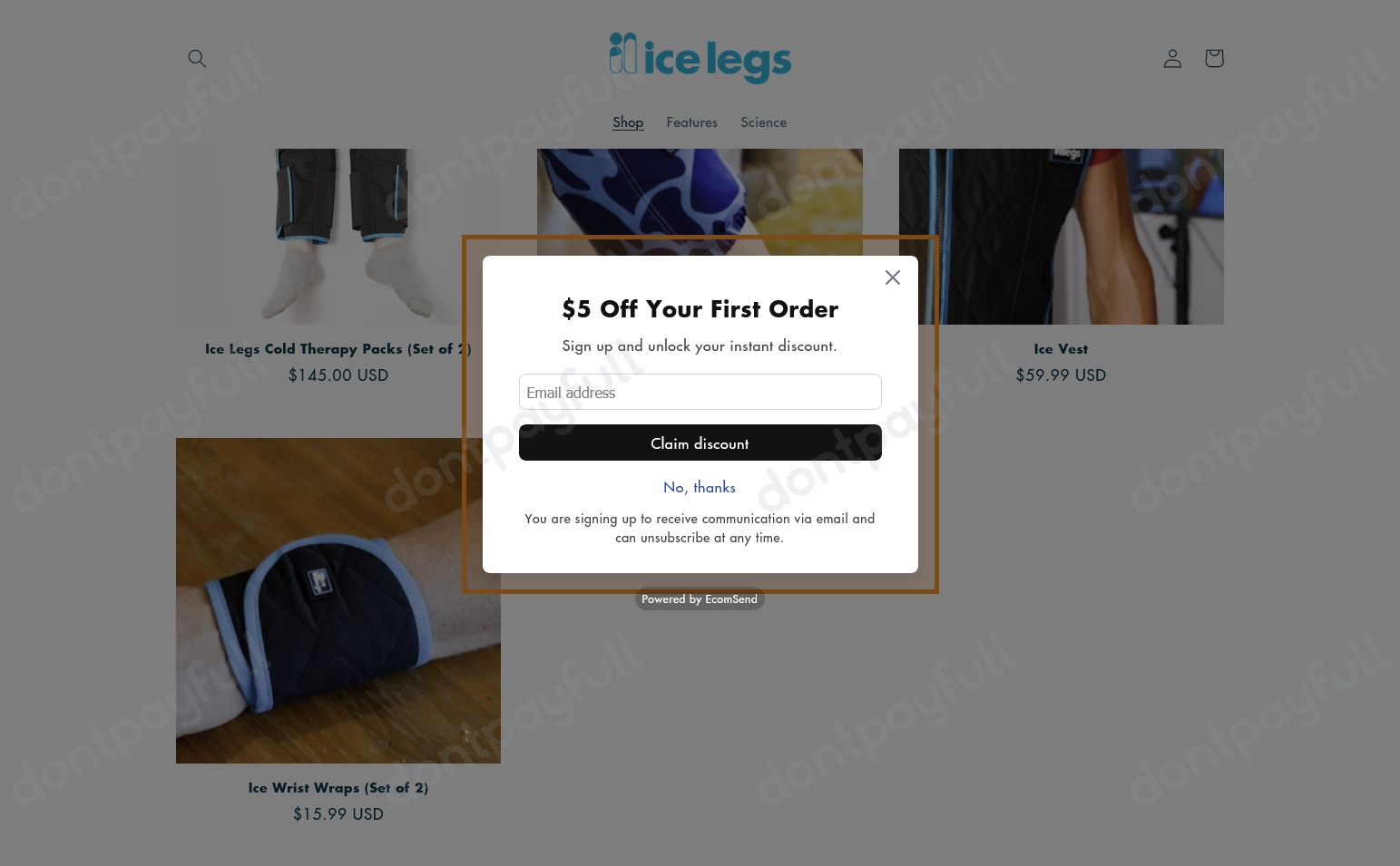 5 Off Ice Legs DISCOUNT CODES (7 ACTIVE) August 2024