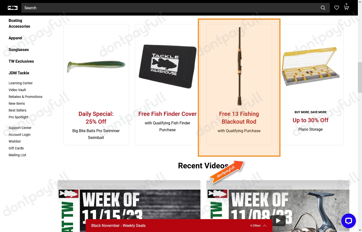 79 Off Tackle Warehouse Promo Code, Coupons, Mar 2024